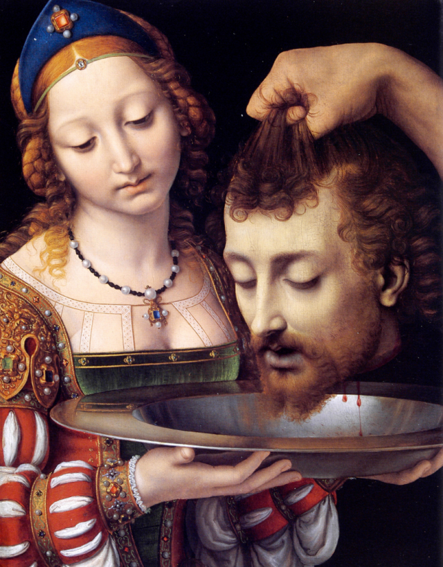 Salomé en het hoofd van Johannes de Doper Salomé en het hoofd van Johannes de Doper